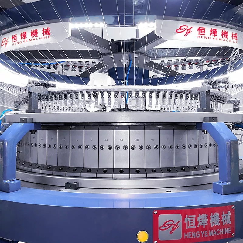 Single Jersey Open Width Circular Knitting Machine - Model HY-SO-1 by HENGYE - Efficient, Versatile, Open Width Fabric Production