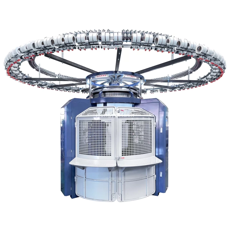 High Leg Single Jersey Circular Knitting Machine - Model HY-SO-H2 by HENGYE - Efficient, Versatile, High-Quality Fabric Production