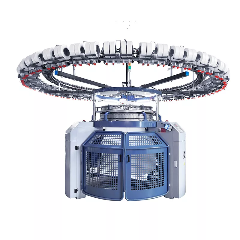 High-Speed Single Jersey Circular Knitting Machine - Model HY-SH-1 by HENGYE - High Gauge Count, Versatile Fabric Production